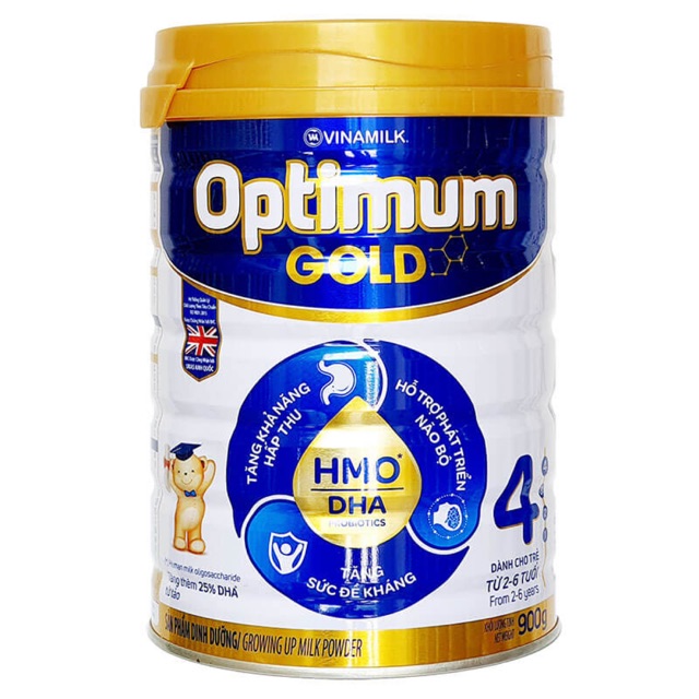 Sữa bột Optimum 4 hộp 900 g ( trẻ 2-6 tuổi )