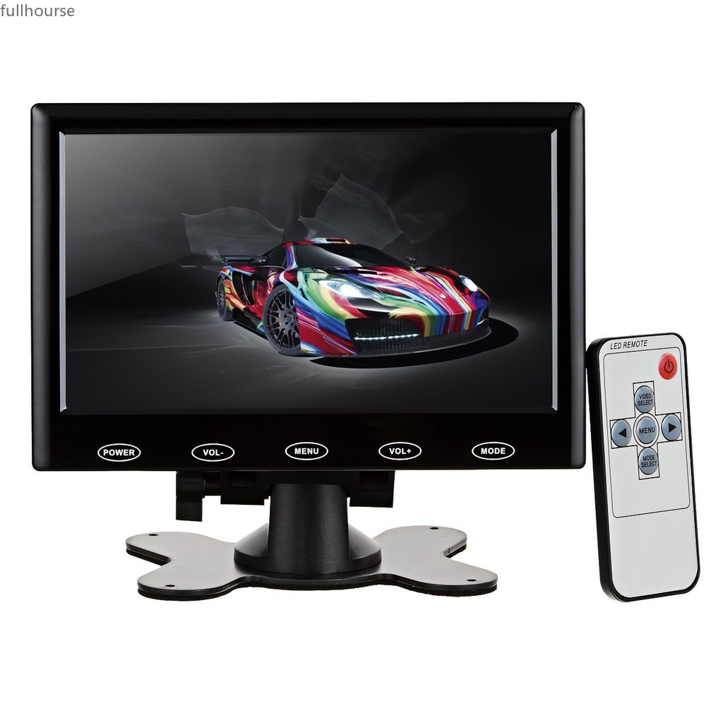 Màn hình LCD 7 " HD HDMI kèm VGA/HDMI/AV/Audio - Màu Đen