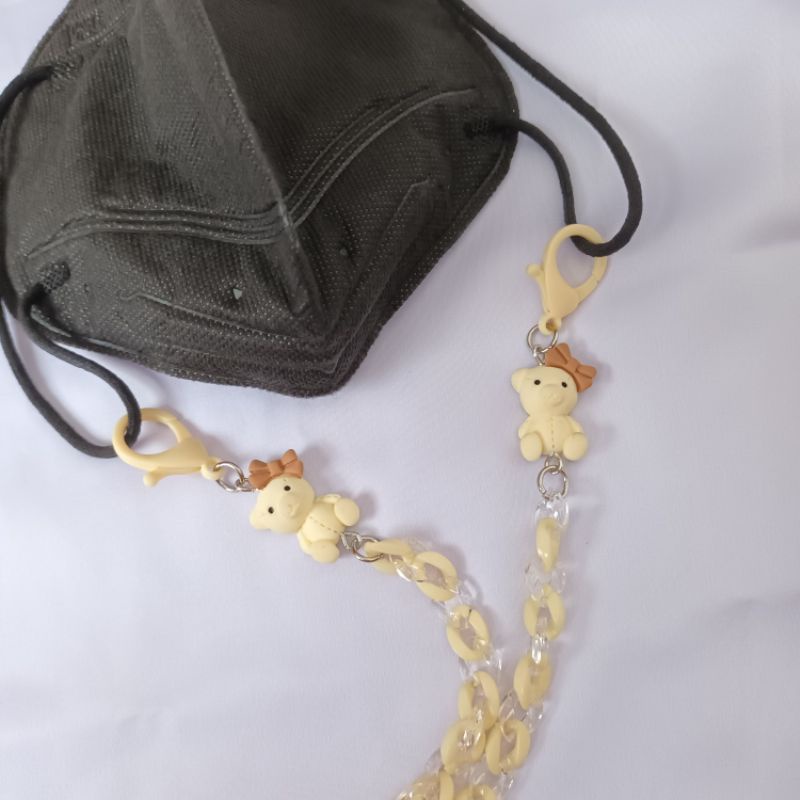 Dây đeo khẩu trang chống rớt kiểu Hàn hình gấu dễ thương mã DG23