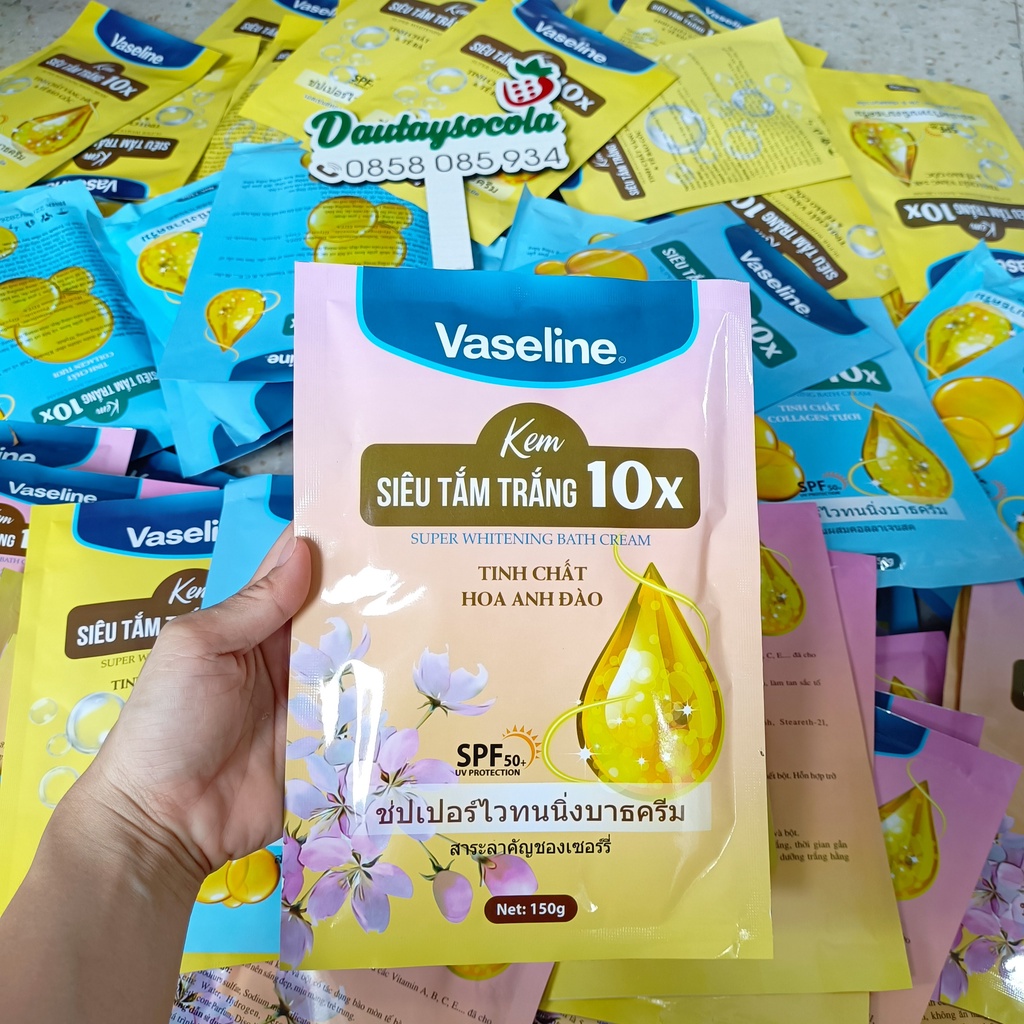 Kem Tắm Trắng Vaseline