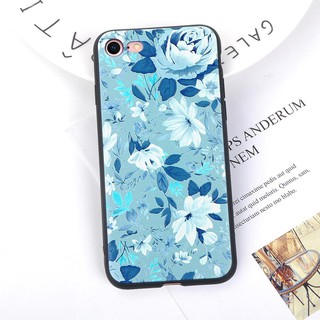 Ốp lưng điện thoại iphone hình hoa hồng xanh lạnh lùng dành cho ip 6 6s 7 8 plus X XS MAX XR iphon 11 pro Max a38e