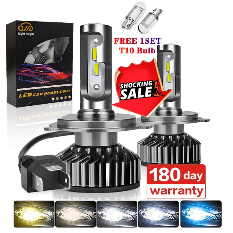 1 Cặp Đèn Pha LED H4 H7 H8 H10 9012 H11 H27 9005 HB3 9006 HB4 H1 3000K 4300K Cho Xe Hơi ​​Đèn LED Phá Sương Mù 6000K 8000K 12000LM 110W 12V Chuyên Dụng Cho Xe Hơi