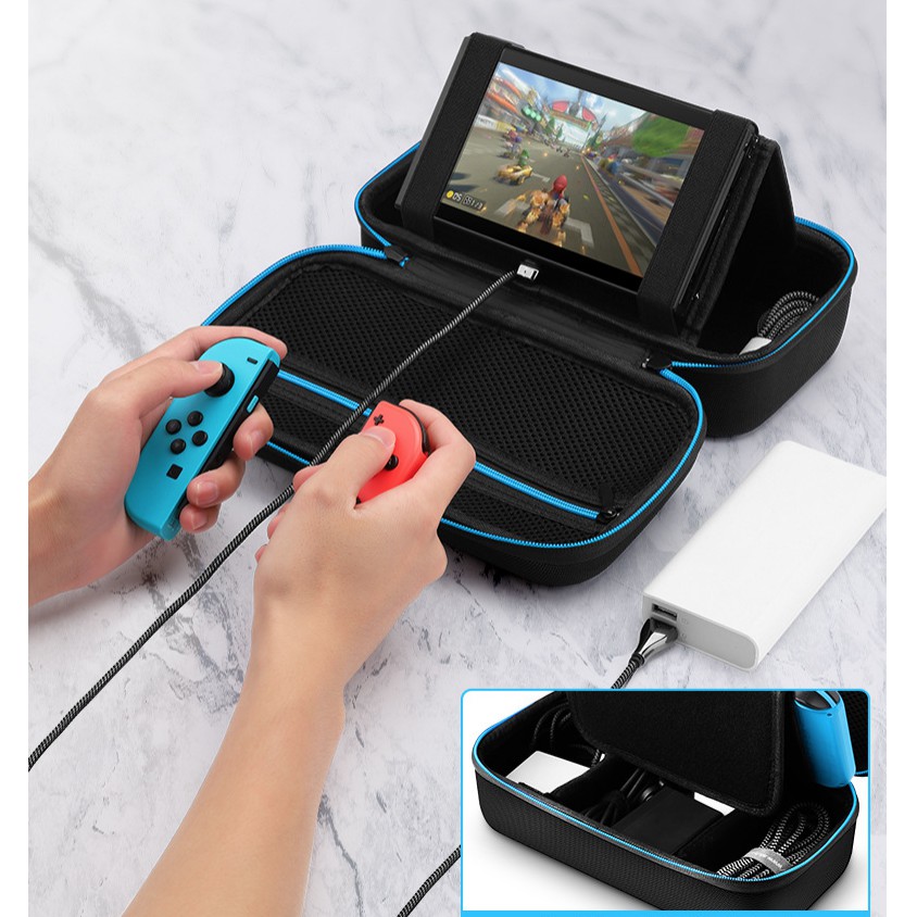 Túi / Bao đựng chống sốc du lịch chứa được cả dock mang đi Nintendo Switch Ver 1 , 2 , Switch lite