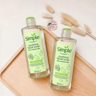 Nước hoa hồng Simple Kind To Skin Soothing Facial Toner 200ml