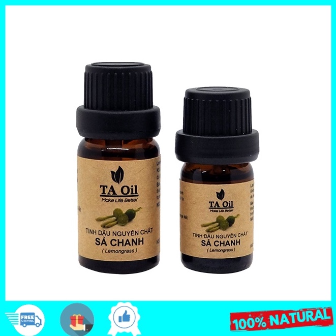 [SALE XẢ HÀNG] Tinh Dầu Sả Chanh Thiên Nhiên - Xông phòng thư giãn - Lemongrass essential oil