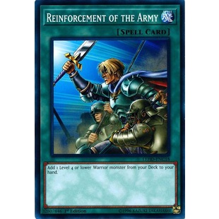 Thẻ bài Yugioh - TCG - Reinforcement of the Army / LEHD-ENC18'