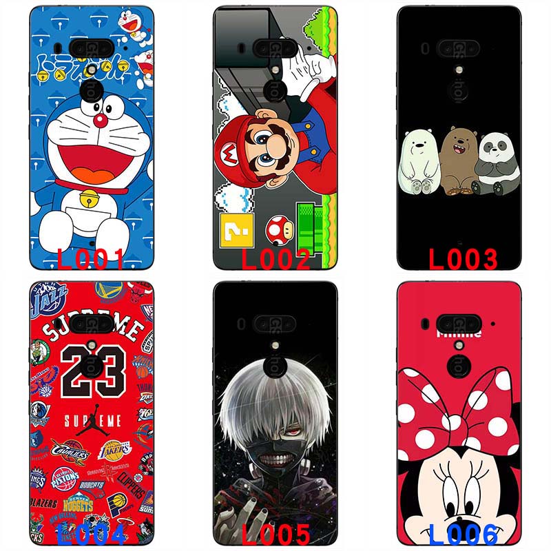 Ốp điện thoại TPU silicon mềm vẽ họa tiết hoạt hình anime dễ thương cho HTC U12 pLus