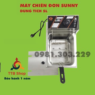 Bếp Chiên Nhung Đơn Sunny Dung Tích 6L
