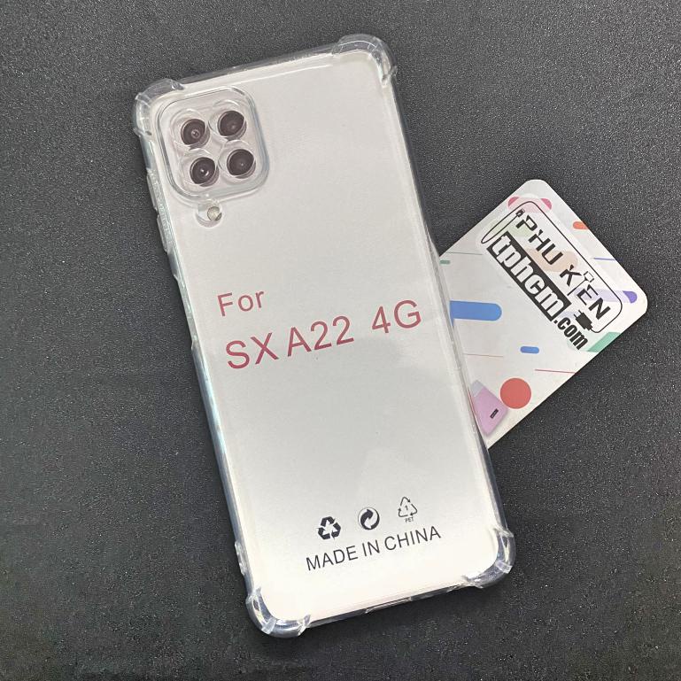 Ốp Lưng Samsung A22 4G - M32 4G - M22 Dẻo Trong Suốt Chống Sốc
