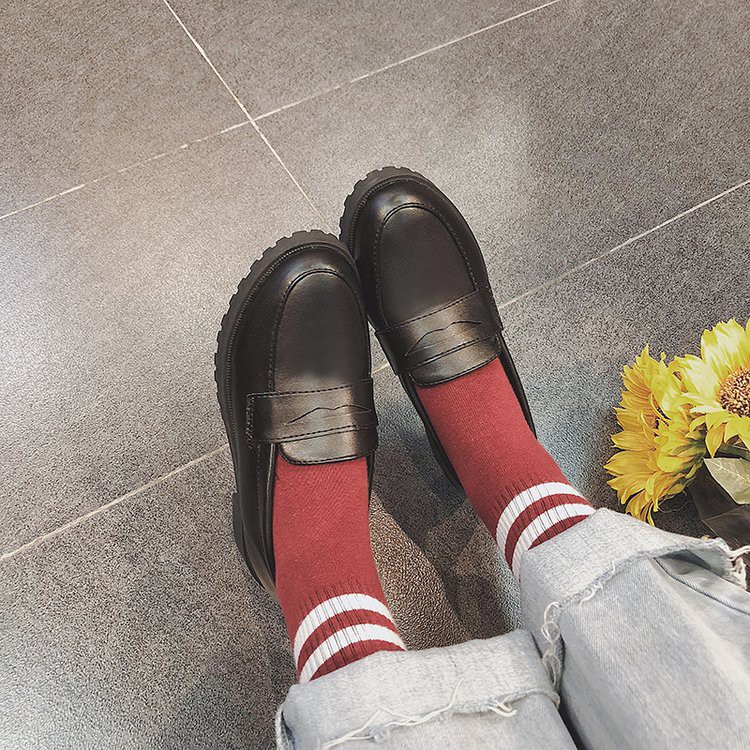 Giày búp bê IELGY mũi tròn phong cách Hàn Quốc thời trang cho nữ