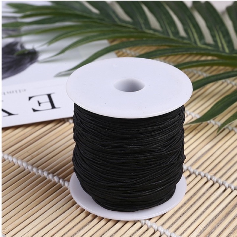 2Mét Dây Dù co giãn, lõi chun Xâu Chuỗi Hạt vòng gỗ, vòng đá - Đoạn dây 2 mét phụ kiện vòng tay