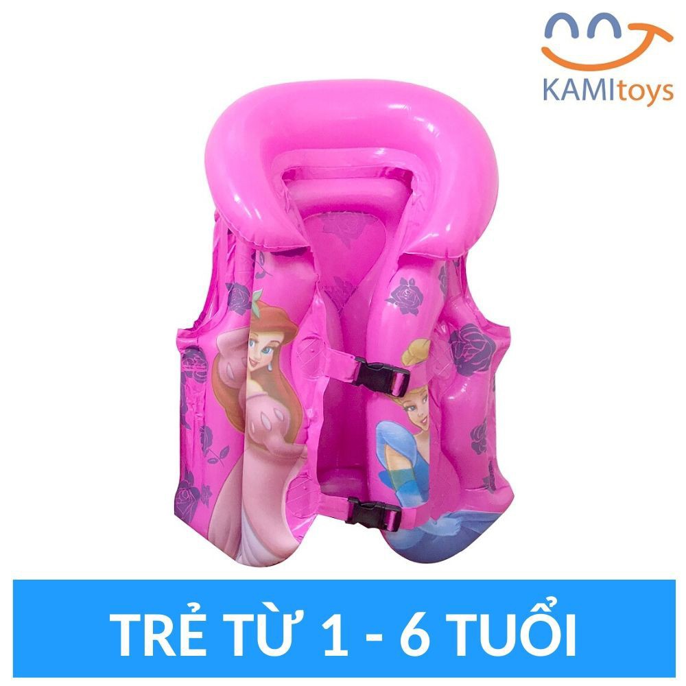 sỉ, lẻ Áo phao tập bơi Công chúa đủ cỡ cho trẻ 1 - 6 tuổi