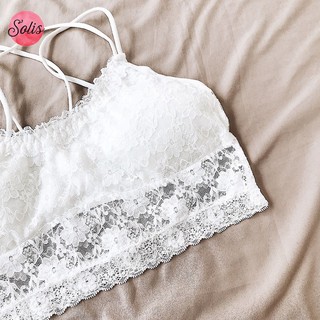 Áo ngực, bra phối ren siêu xinh, dây tăm đan chéo , siêu quyến rũ - 085
