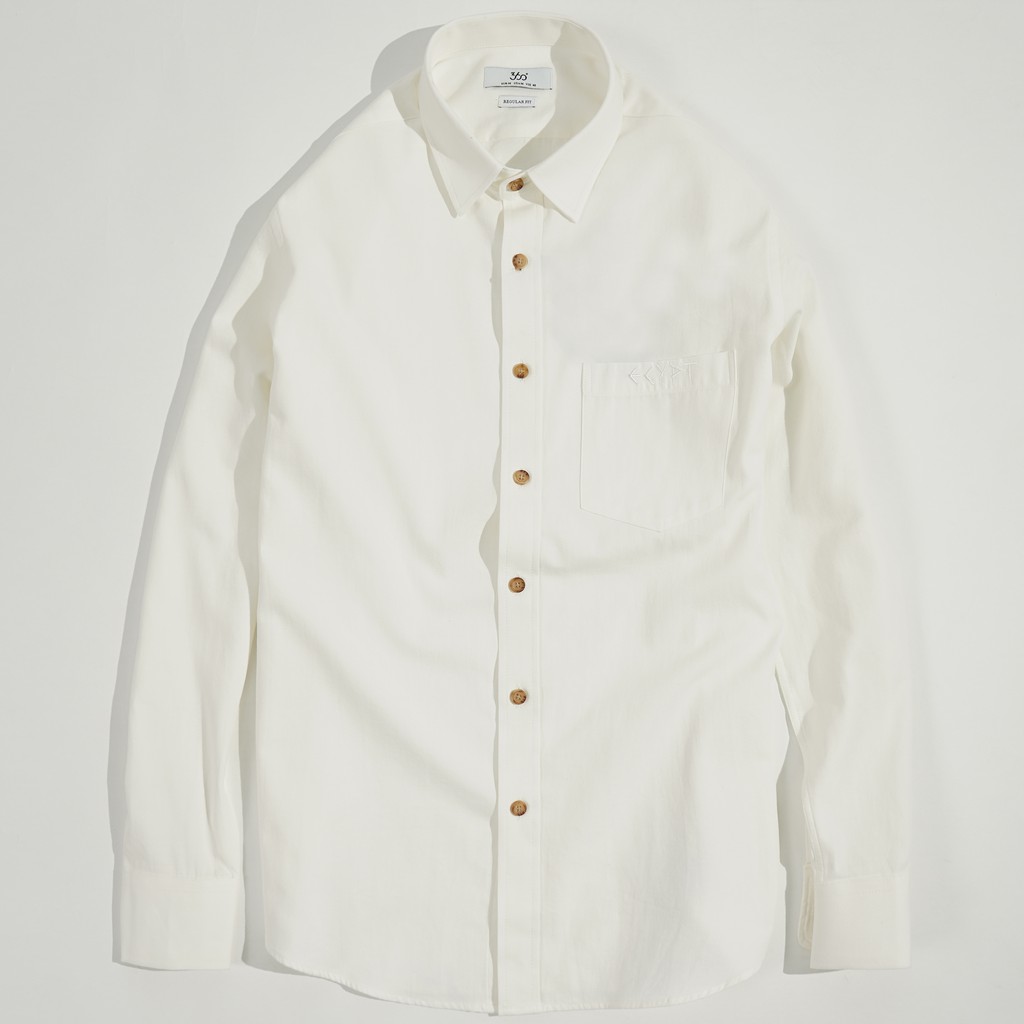 Áo sơ mi nam dài tay 360 BOUTIQUE cổ bẻ thêu hình ở túi ngực - STDTK209 | BigBuy360 - bigbuy360.vn