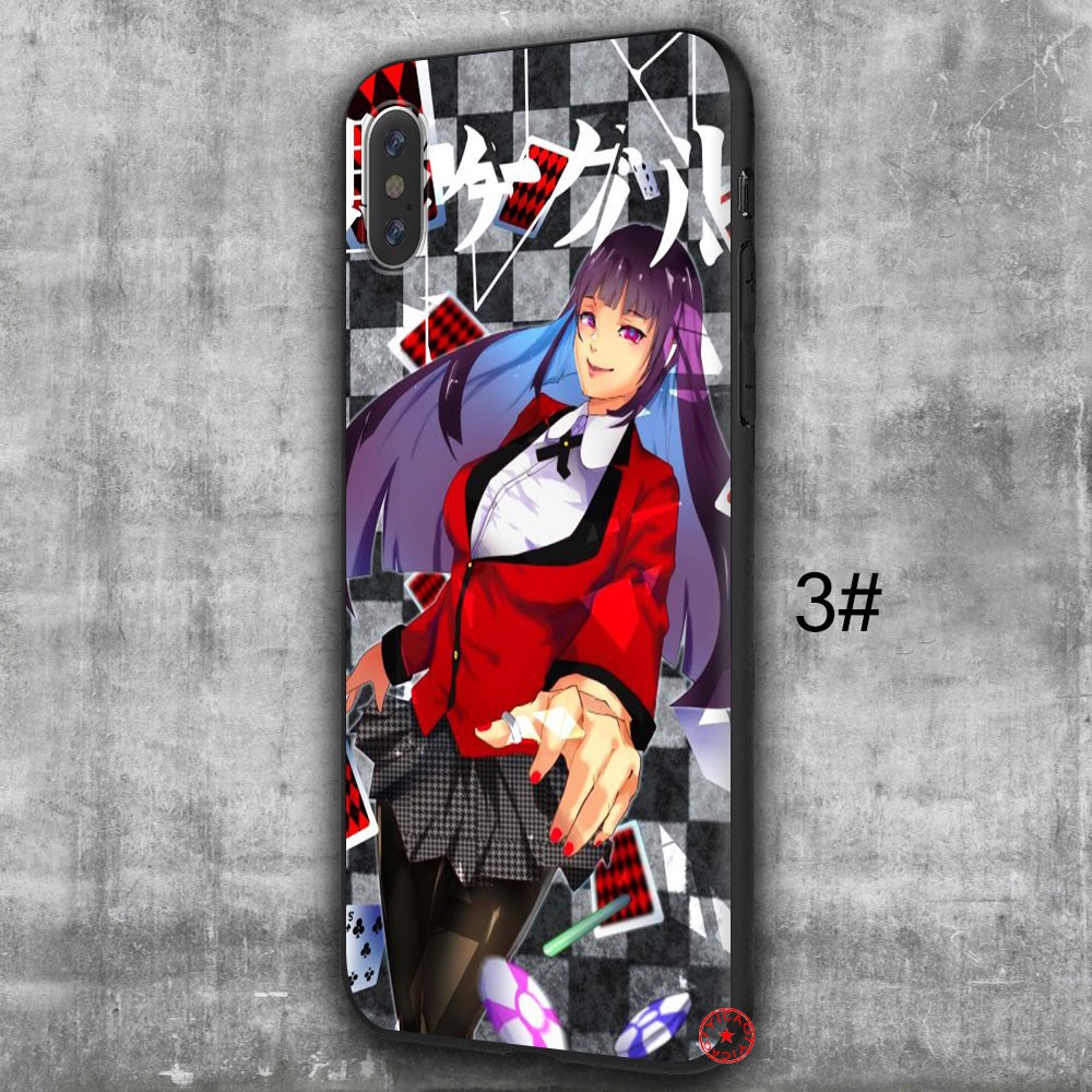 IPhone XS Max XR 10 X 5 5s 6 6s 7 8 Plus Soft Silicone Phone Cover 7SA Anime Kakegurui