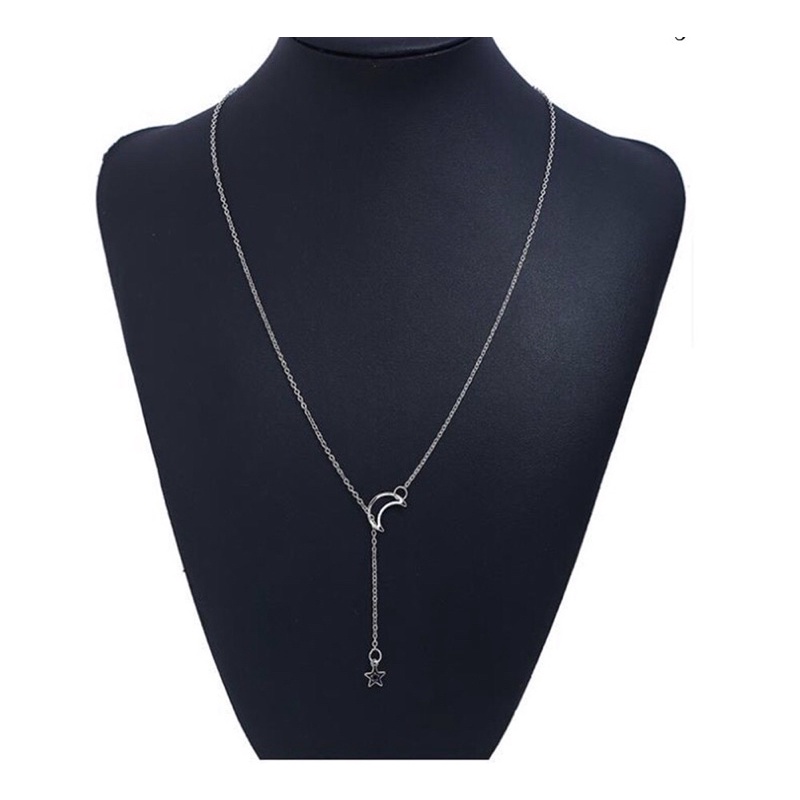 Dây chuyền dáng ngắn mặt hình trăng sao thời trang làm quà tặng cho nữ[ảnh shop chụp ở cuối ]