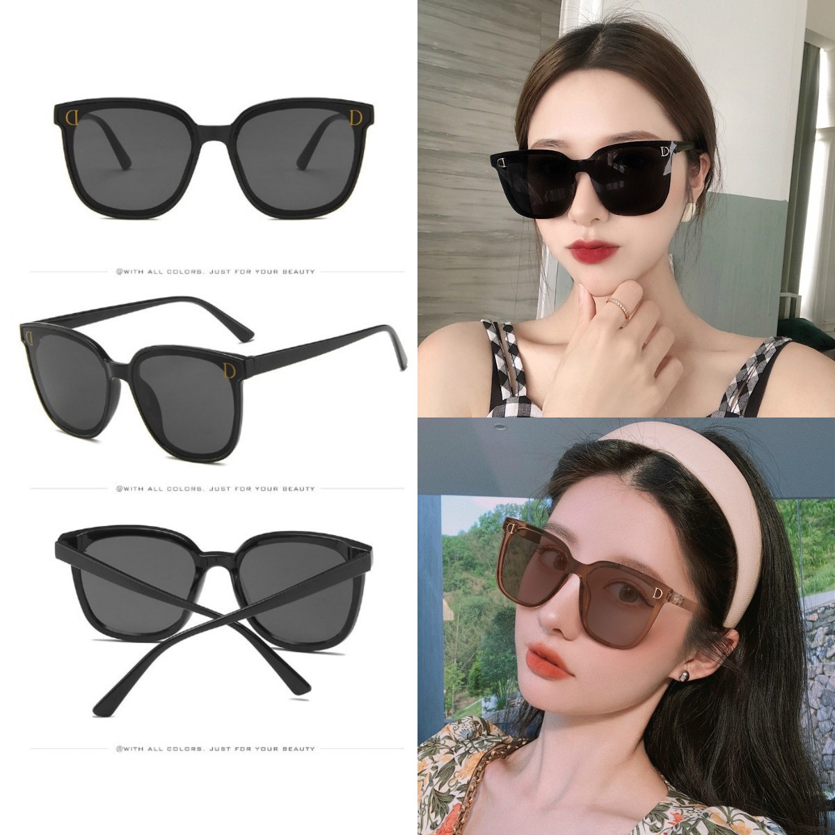 Kính mát gọng vuông thời trang nhiều màu cho nữ | BigBuy360 - bigbuy360.vn