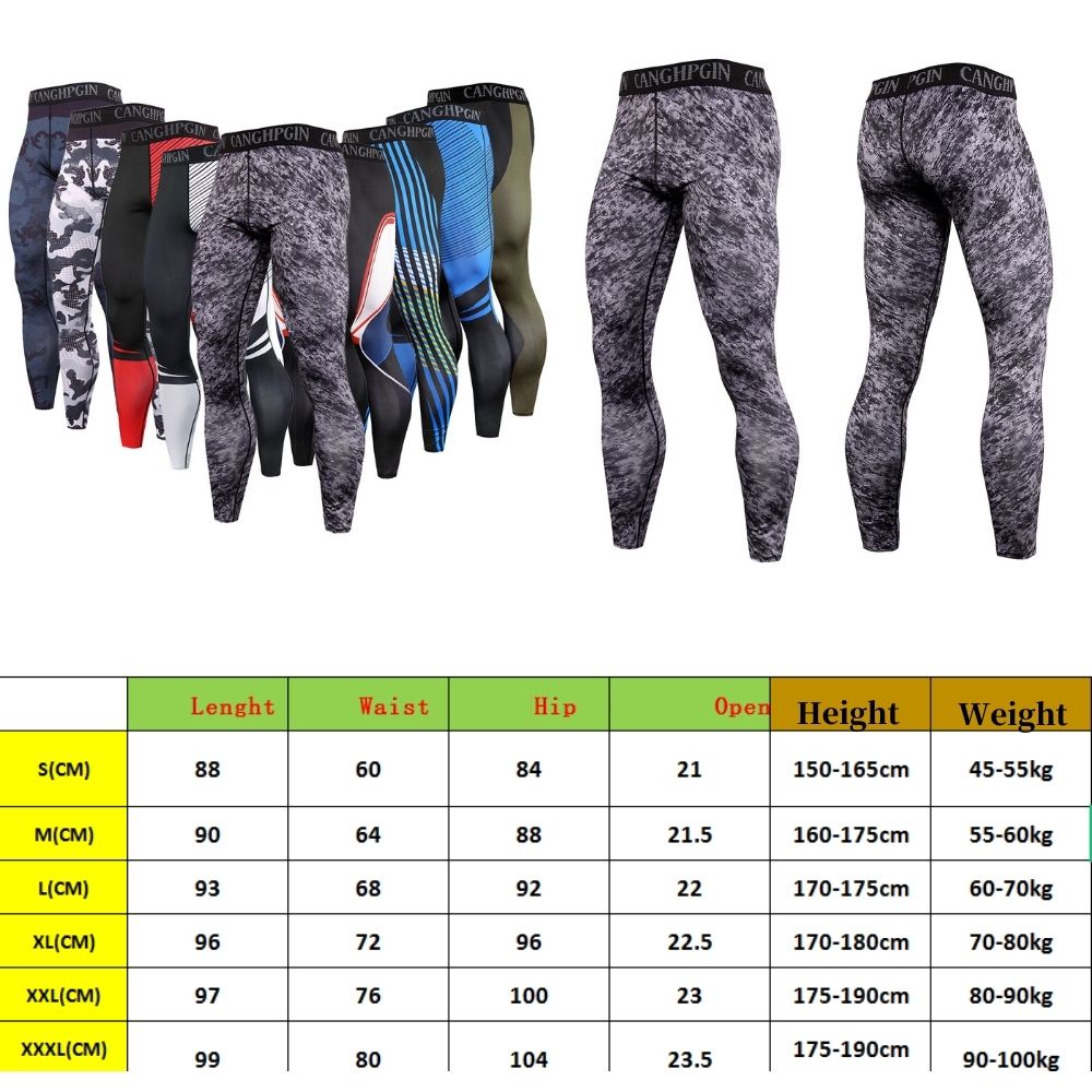 Quần legging thể thao thấm hút mồ hôi nhanh khô thời trang dành cho nam