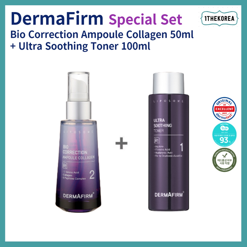 Tinh Chất Dermacol Bio Correction Ampoule 50ml + Toner Siêu Mịn 100ml