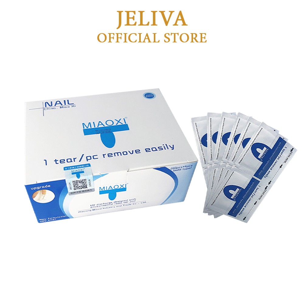 Giấy ủ phá gel móng tay JELIVA