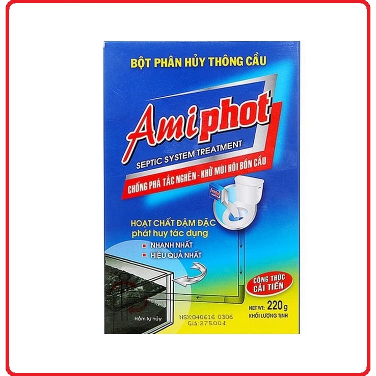 Bột Phân Huỷ Thông Cầu Amiphot 220g