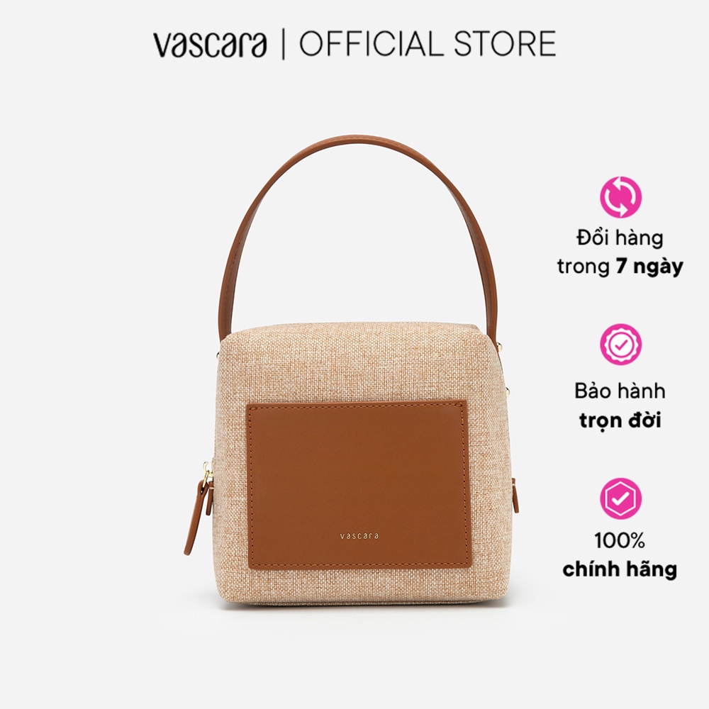 Vascara Túi Xách Tay Bucket Phối Da SAT 0283