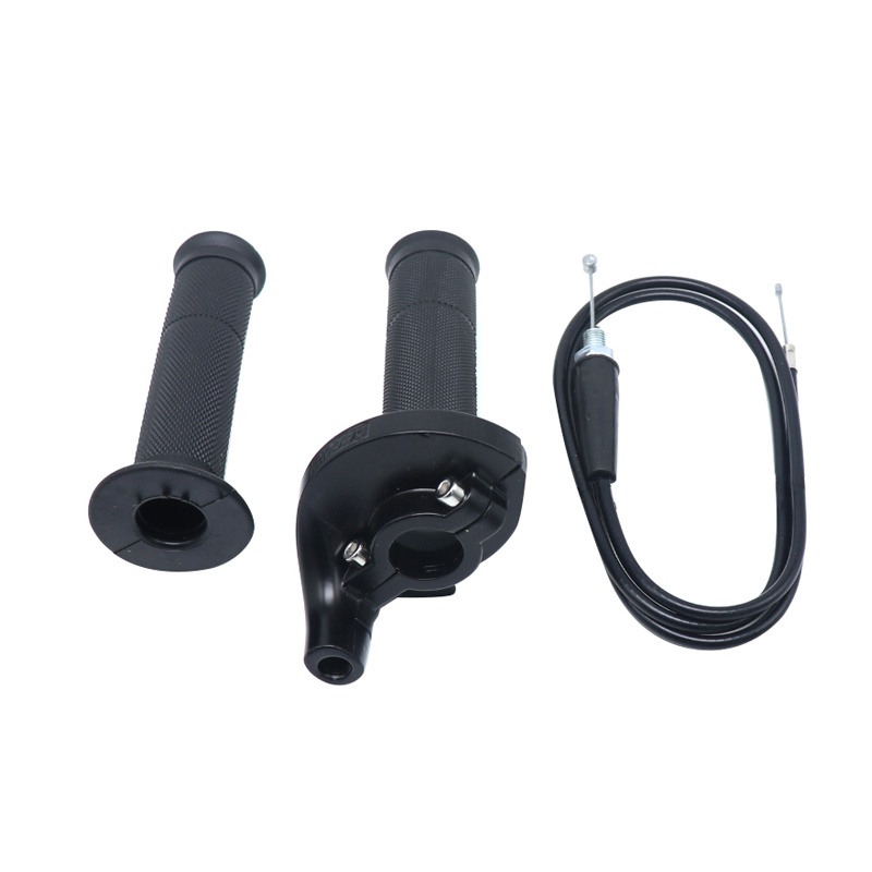 ZSDTRP 1 Pair 22mm Throttle Grip Twist Throttle Hand Grip with Twist Cable Handle Throttle Clamp For Motorized Bicycle Push Bike