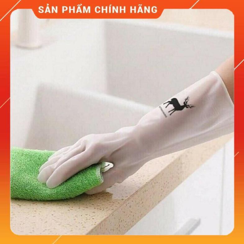 ⚡khohanggiasi⚡ 10 Găng tay bằng cao su con hươu siêu bền siêu dai tiện dụng cho các chị em nội trợ