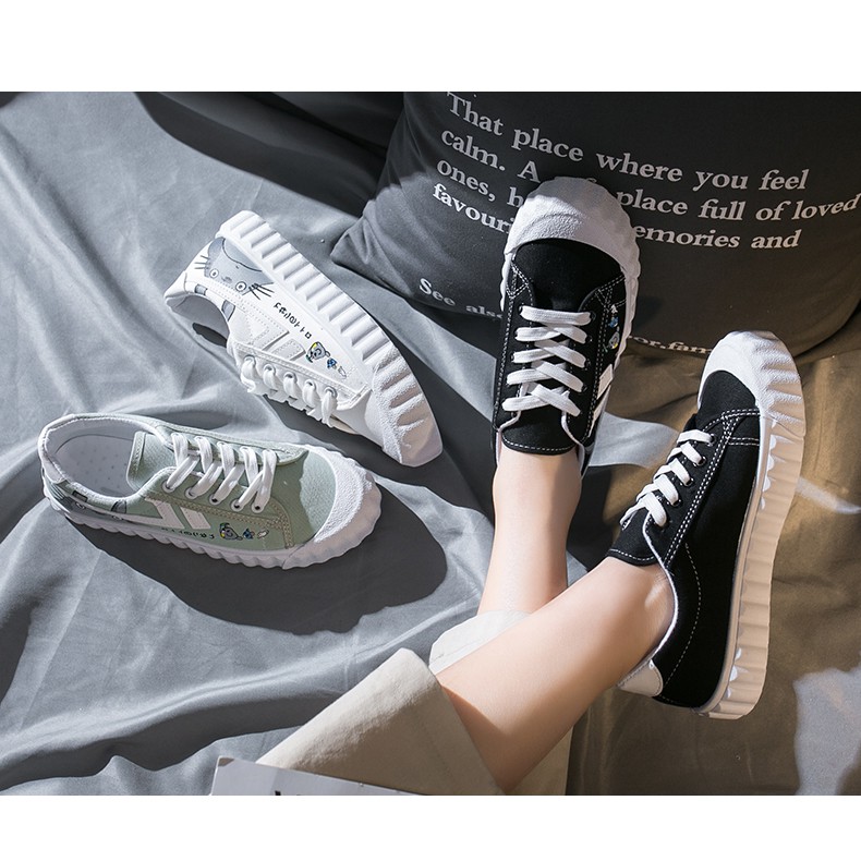 Giày thể thao nữ hình Totoro xinh xắn đáng yêu