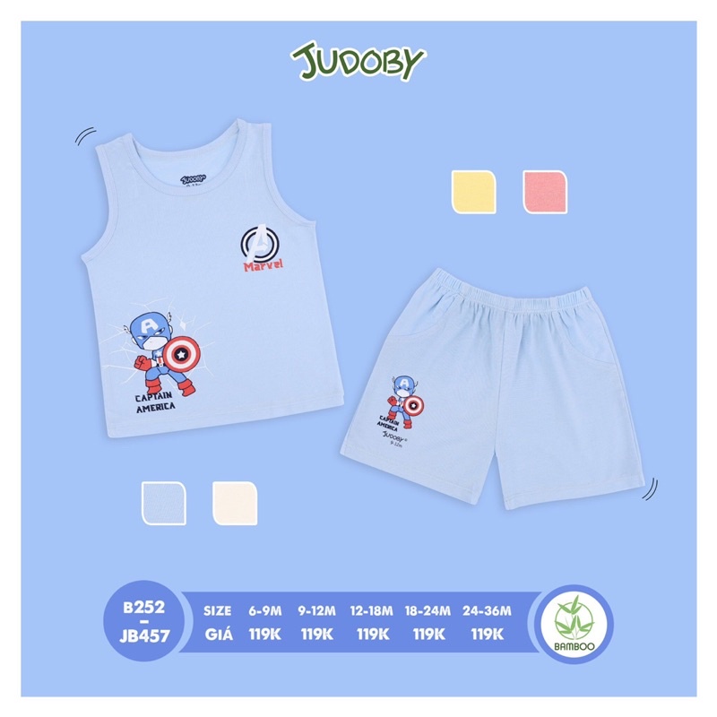 Bộ ba lỗ - sát nách Judoby - Dokma  JB457