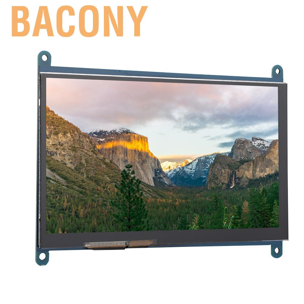 Bacony Capacitive Touch Screen  Ultra HD 1024x600 164.9 X 124.27Mm 7-Inch LCD for Raspberry Pi | WebRaoVat - webraovat.net.vn