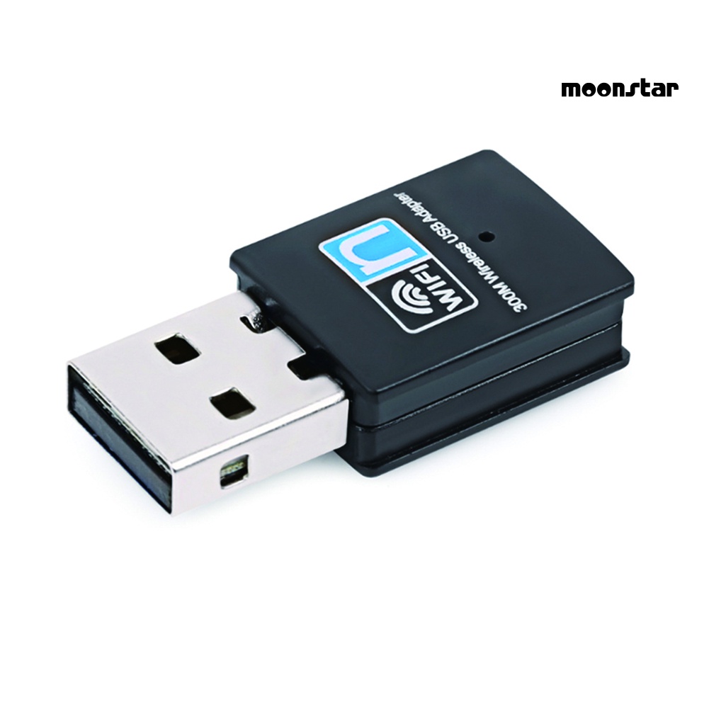 MO Mini Portable Wireless USB 300Mbps WiFi Receiver Adapter Computer Network Card