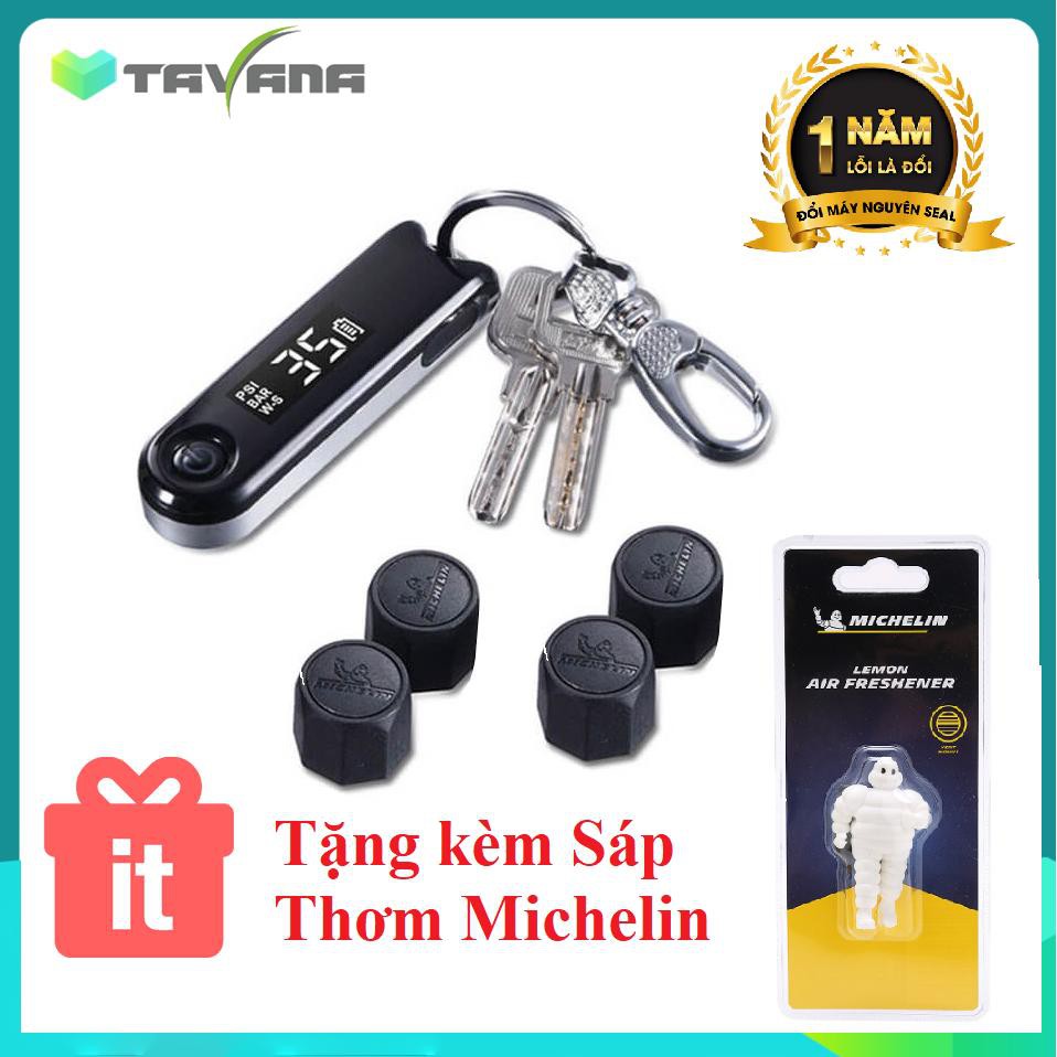 Cảm biến đo áp suất lốp cho ô tô Michelin 4810 tặng sáp thơm Michelin