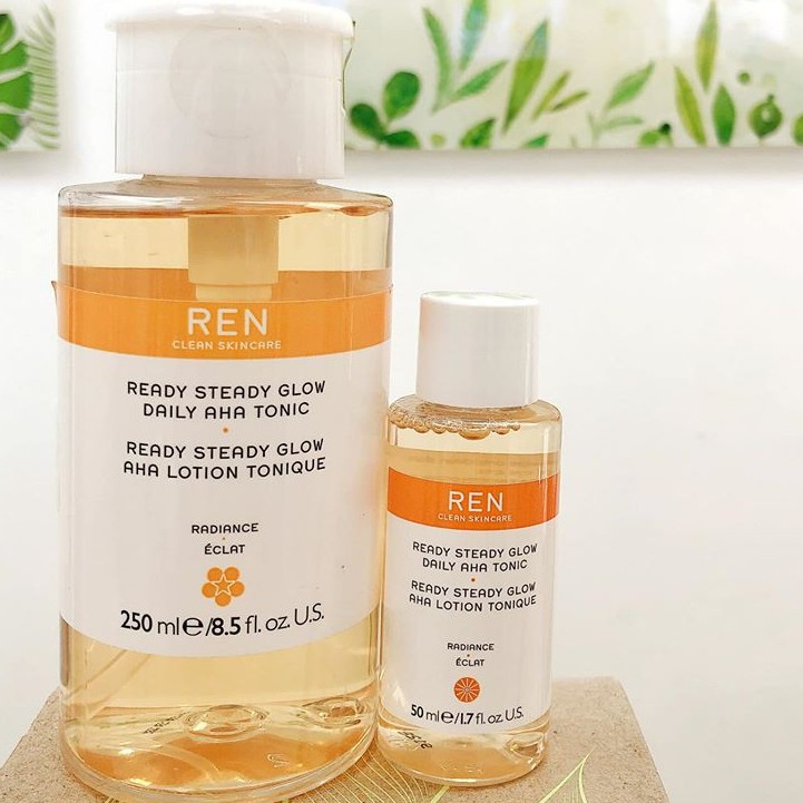 Toner tẩy da chết, tái tạo da REN Ready Steady Glow Daily AHA Tonic 50ml