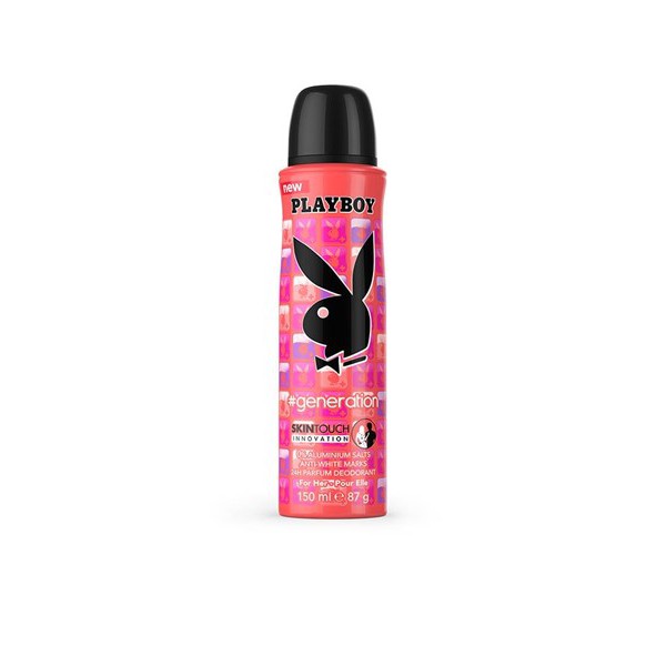 Xịt khử mùi nữ Playboy #GENERATION FOR HER 150ml