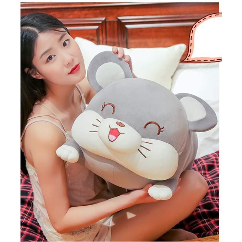 Gấu Bông Chuột mềm Mịn Dáng nằm Gấu Bông Ôm