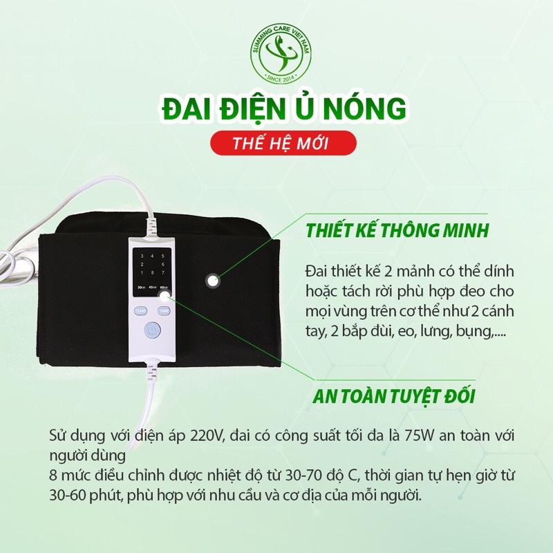 BỘ Ủ NÓNG SLIMMING BODY SBII CẢI TIẾN