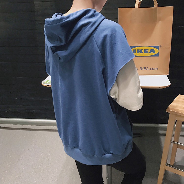 Áo Hoodie Nam Nữ IELGY Ngắn Tay Phong Cách Hàn Quốc Trẻ Trung