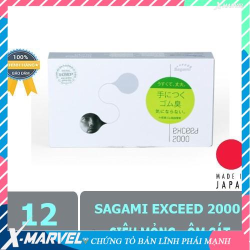 Bao cao su Sagami Exceed siêu mỏng siêu mềm cao cấp /áo mưa