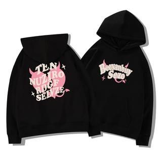 ihkke Áo hoodie Đen Thể Thao Thời Trang Cho Nữ