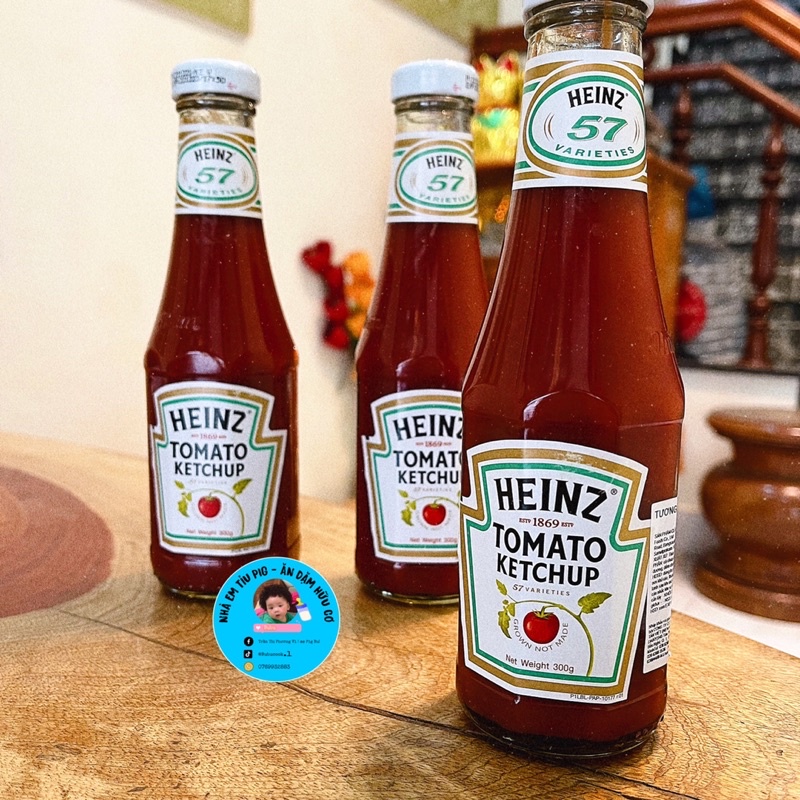 [HEINZ] TƯƠNG CÀ CHUA HEINZ CHO BÉ TỪ 1 TUỔI