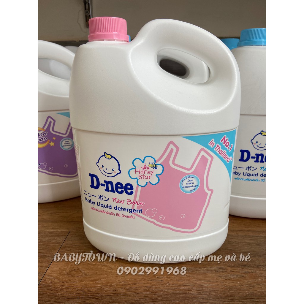 Nước giặt/ Nước xả Dnee Thái Lan 3000ml (có 5 màu, date mới)