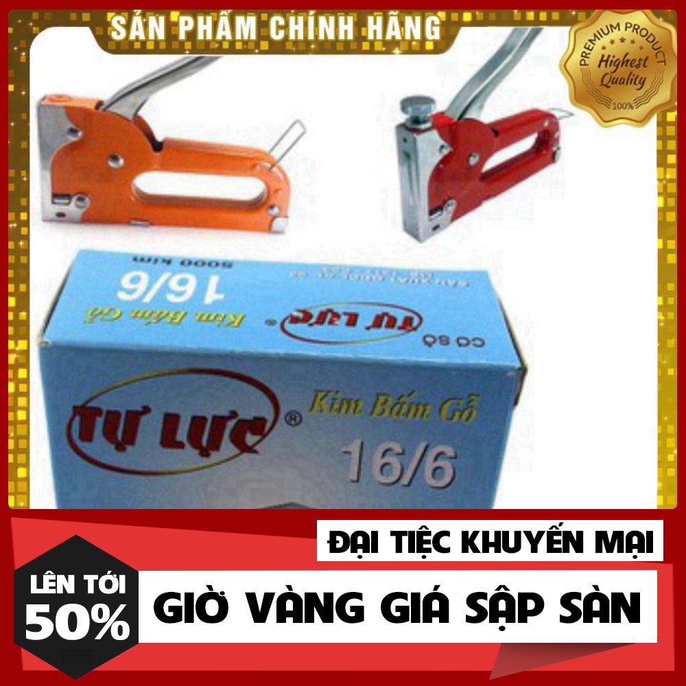 [ GIÁ TỐT NHẤT ] Hộp 5000 ghim bấm gỗ tự lực 16/6