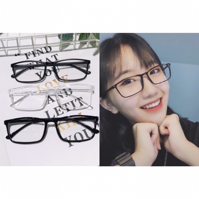 MẮT KÍNH VUÔNG THỜI TRANG FORM NGỐ ĐI BIỂN CHỤP ẢNH MẪU ĐẸP TẶNG KÈM HỘP NHỰA