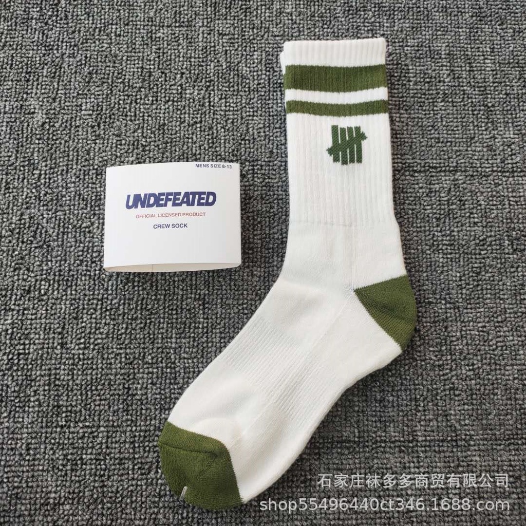 Đôi Vớ Thể Undefeated Thao Bằng cotton Họa Tiết Thêu Thời Trang 2022 Dành Cho Nam