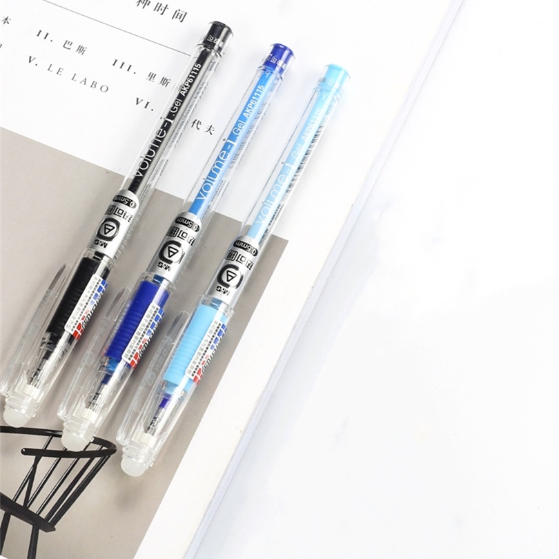 Bút mực gel nước xóa được M&G AKP61115 ngòi 0.5mm I Bút 61115 có ruột 3020  thay thế