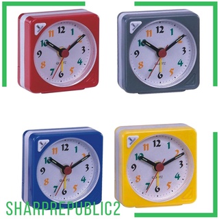 Đồng hồ báo thức mini để bàn màu gradient độc đáo