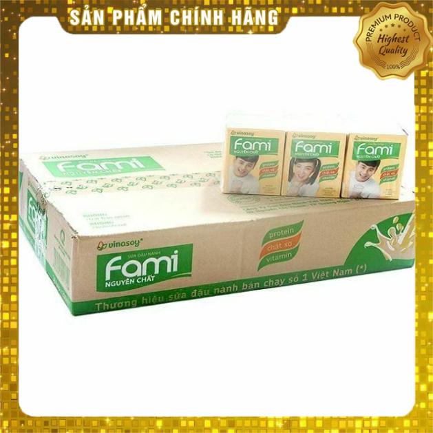 Thùng 36 hộp Sữa Đậu Nành Fami Hộp 200ml