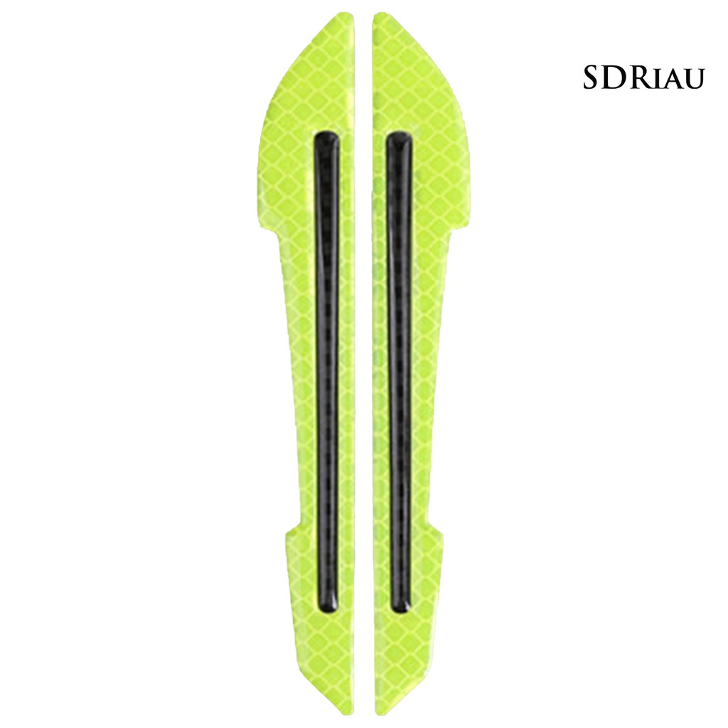 Bộ 2 Miếng Dán Phản Quang Cảnh Báo An Toàn Chống Va Chạm Cho Tay Nắm Cửa Xe Hơi