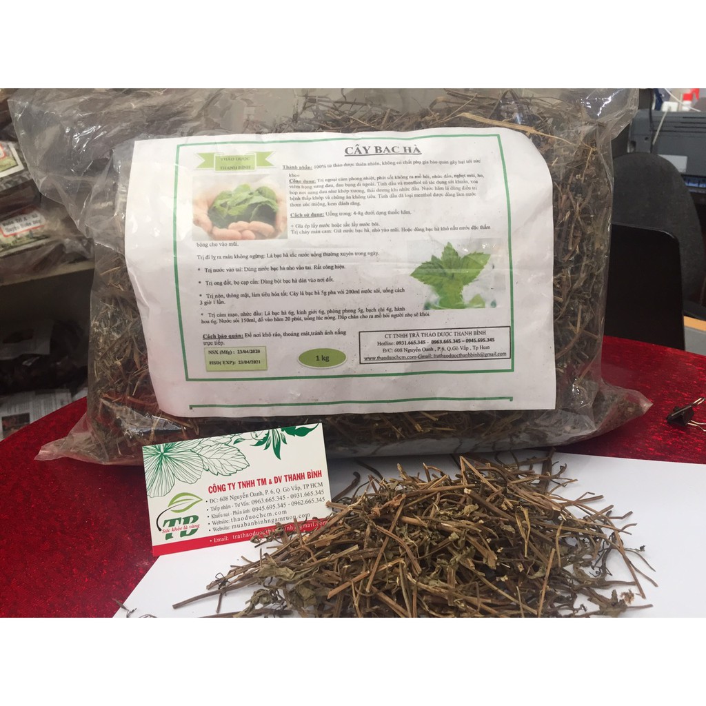 Bạc Hà 100g Hàng Công Ty Sấy Khô